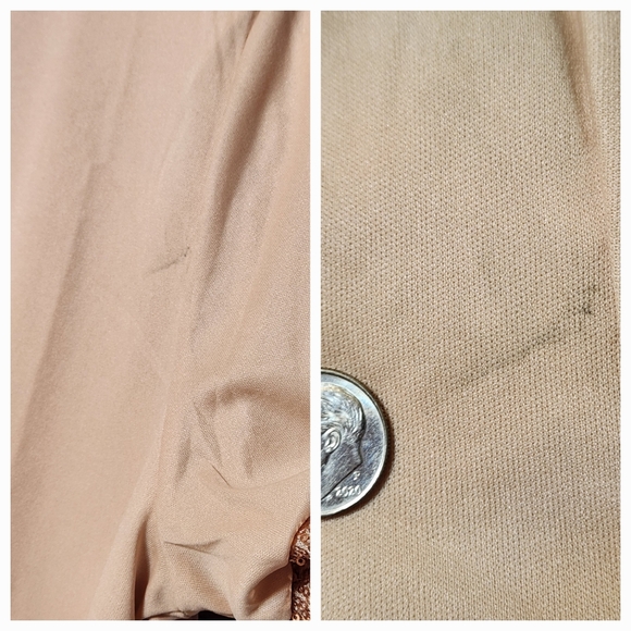 Lulu's Light The Night New Tags Rose Gold Sequin T Shirt Dress Swift Vibe - Picture 12 of 13